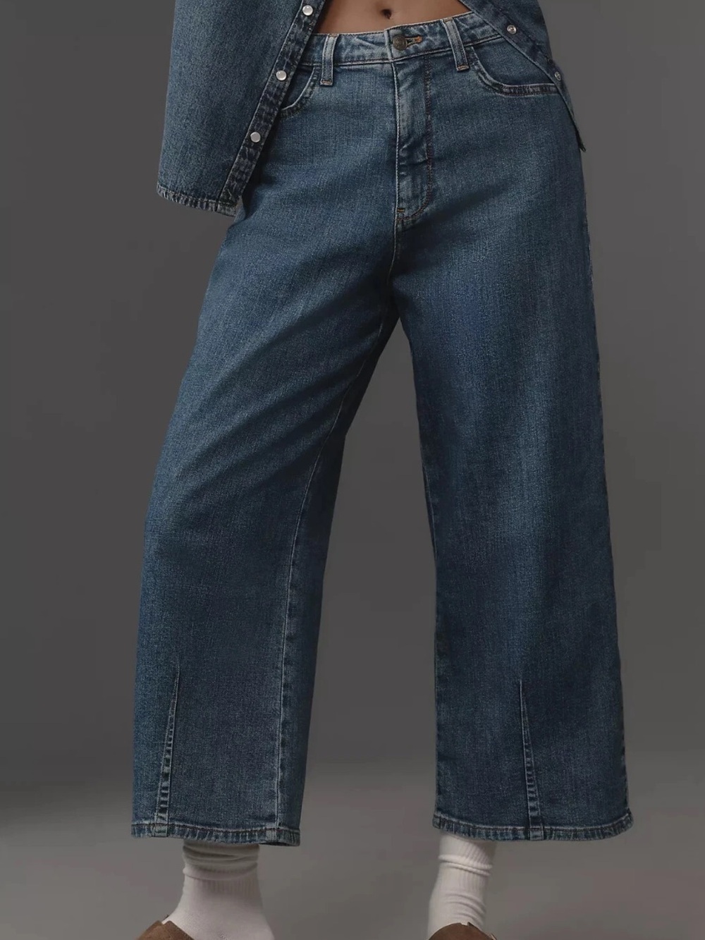 Anthropologie Pilcro Kenna Mid-Rise Heritage Barrel Jeans